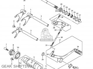 GEAR SHIFTING - GSF1250S BANDIT 2008 (K8) USA (E03)