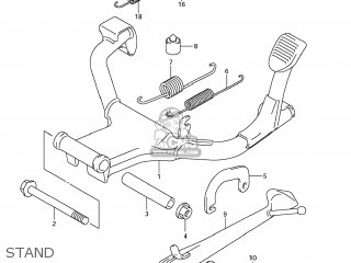STAND - GSF1250S BANDIT 2008 (K8) USA (E03)