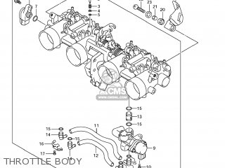 THROTTLE BODY - GSF1250S BANDIT 2008 (K8) USA (E03)