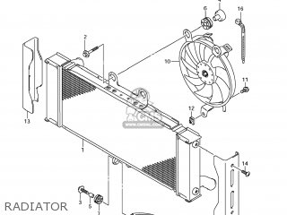 RADIATOR - GSF1250S BANDIT 2009 (K9) USA (E03)