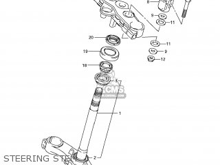 STEERING STEM - GSF1250SA BANDIT 2007 (K7) USA (E03)