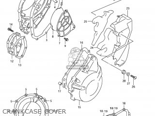 CRANKCASE COVER - GSF1250SA BANDIT 2008 (K8) CALIFORNIA (E33)