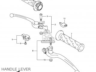 HANDLE LEVER - GSF1250SA BANDIT 2008 (K8) CALIFORNIA (E33)