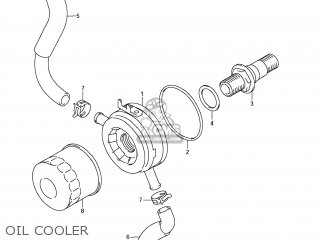 OIL COOLER - GSF1250SA BANDIT 2009 (K9) CALIFORNIA (E33)