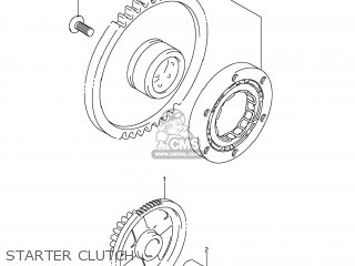 STARTER CLUTCH - GSF1250SA BANDIT 2009 (K9) CALIFORNIA (E33)