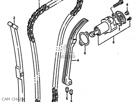 CAM CHAIN - GSF400 1991 (M) (E02 E04 E16 E21 E22 E24 E25 E34 E53)