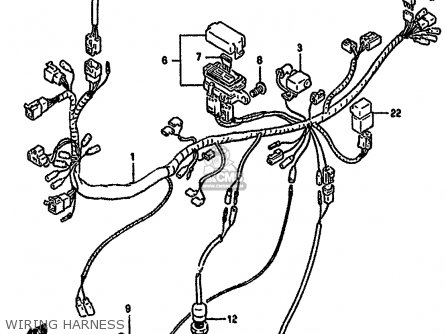 WIRING HARNESS - GSF400 1991 (M) (E02 E04 E16 E21 E22 E24 E25 E34 E53)