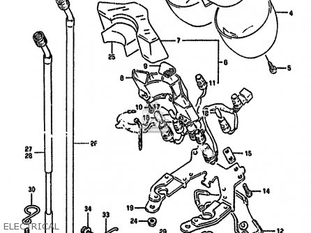ELECTRICAL - GSF400 1992 (N) (E02 E04 E16 E21 E22 E25 E30 E34 E53)