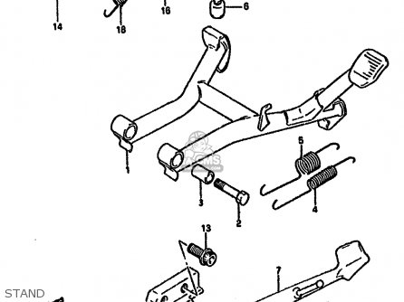 STAND - GSF400 1992 (N) (E02 E04 E16 E21 E22 E25 E30 E34 E53)
