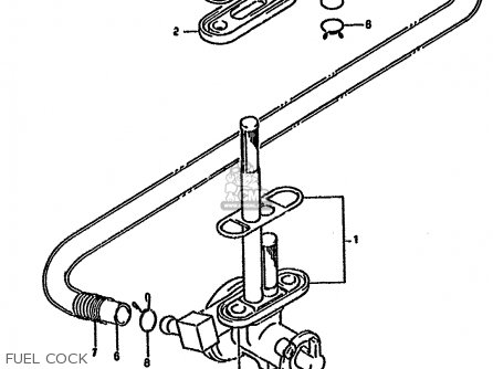 FUEL COCK - GSF400 1992 (N) (E02 E04 E16 E21 E22 E25 E30 E34 E53)