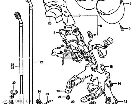 SPEEDOMETER - GSF400 1993 (P) (E02 E04 E16 E21 E22 E25 E30 E34 E53)