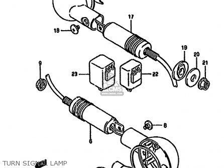 TURN SIGNAL LAMP - GSF400 1993 (P) (E02 E04 E16 E21 E22 E25 E30 E34 E53)