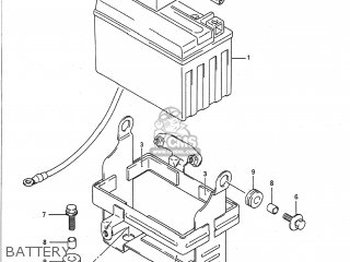BATTERY - GSF400 BANDIT 1991 (M) USA (E03)
