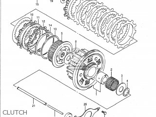 CLUTCH - GSF400 BANDIT 1991 (M) USA (E03)