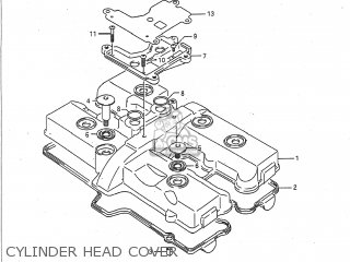 CYLINDER HEAD COVER - GSF400 BANDIT 1991 (M) USA (E03)