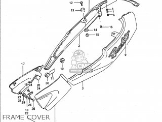 FRAME COVER - GSF400 BANDIT 1991 (M) USA (E03)
