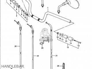 HANDLEBAR - GSF400 BANDIT 1991 (M) USA (E03)