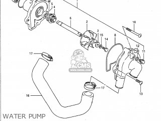 WATER PUMP - GSF400 BANDIT 1991 (M) USA (E03)