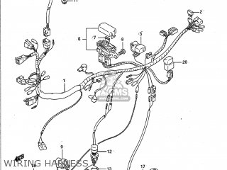 WIRING HARNESS - GSF400 BANDIT 1991 (M) USA (E03)