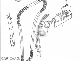 CAM CHAIN - GSF400 BANDIT 1992 (N) USA CALIFORNIA (E03 E33)