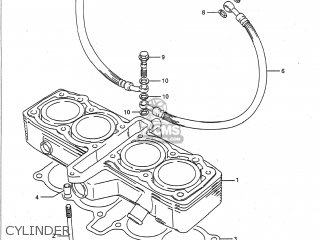 CYLINDER - GSF400 BANDIT 1992 (N) USA CALIFORNIA (E03 E33)