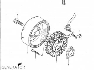 GENERATOR - GSF400 BANDIT 1992 (N) USA CALIFORNIA (E03 E33)