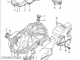 CRANKCASE COVER - GSF400 BANDIT 1993 (P) USA CALIFORNIA (E03 E33)