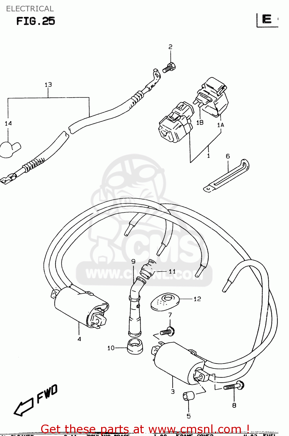 ELECTRICAL GSF600 1995 (S) (E02 E04 E18 E22 E25 E34)