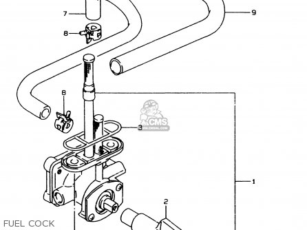 FUEL COCK - GSF600 1996 (T) (E02 E04 E17 E18 E22 E25 E34)