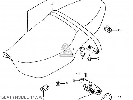 SEAT (MODEL T/V/W) - GSF600 1996 (T) (E02 E04 E17 E18 E22 E25 E34)