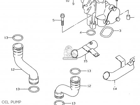 OIL PUMP - GSF600 1998 (W) (E02 E04 E17 E18 E22 E25 E34)