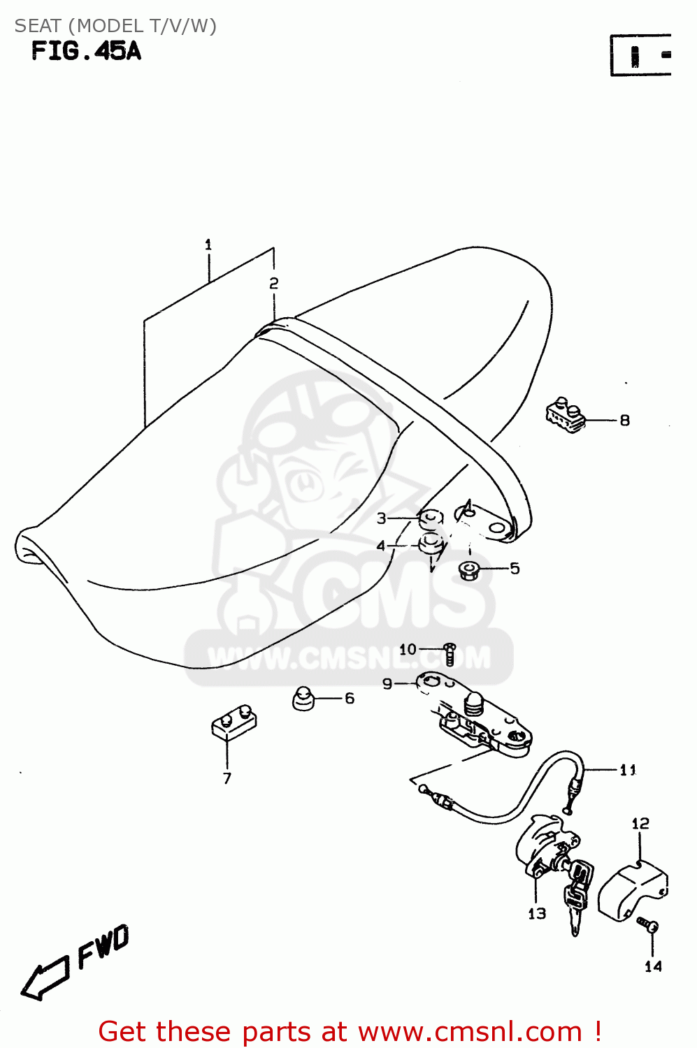 SEAT (MODEL T/V/W) GSF600S 1999 (X) (E02 E04 E17 E18 E22 E24 E25 E34)