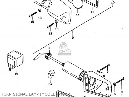 TURN SIGNAL LAMP (MODEL T/V/W) - GSF600S 1999 (X) (E02 E04 E17 E18 E22 E24 E25 E34)
