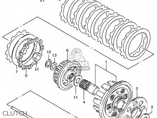 CLUTCH - GSF600S BANDIT 1996 (T) USA (E03)