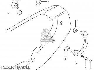 RIDER HANDLE - GSF600S BANDIT 1996 (T) USA (E03)