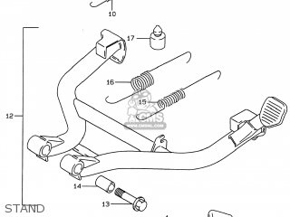 STAND - GSF600S BANDIT 1996 (T) USA (E03)