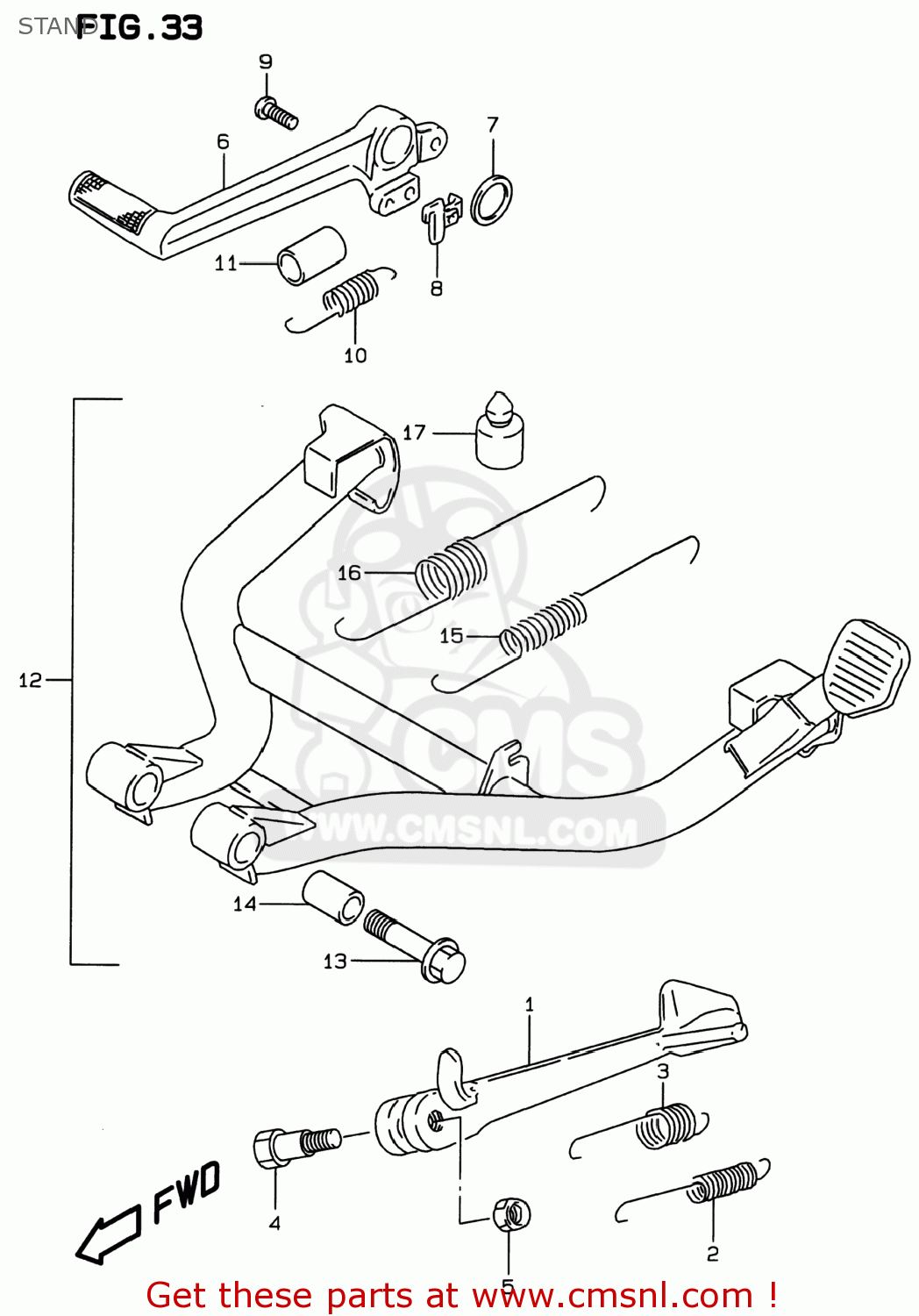 STAND GSF600S BANDIT 1997 (V) USA (E03)