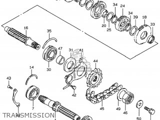 TRANSMISSION - GSF600S BANDIT 1997 (V) USA (E03)