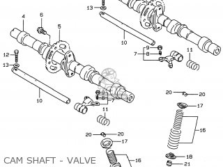 CAM SHAFT - VALVE - GSF600S BANDIT 1998 (W) USA (E03)