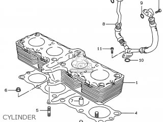 CYLINDER - GSF600S BANDIT 1998 (W) USA (E03)