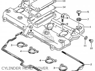 CYLINDER HEAD COVER - GSF600S BANDIT 1998 (W) USA (E03)