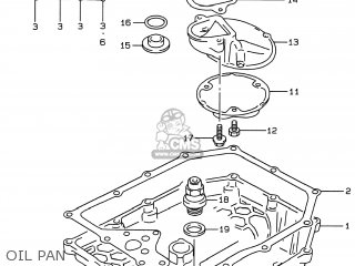 OIL PAN - GSF600S BANDIT 1998 (W) USA (E03)