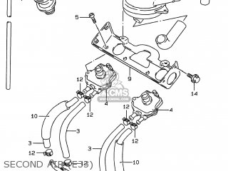 SECOND AIR (E33) - GSF600S BANDIT 1998 (W) USA (E03)