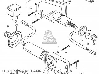 TURN SIGNAL LAMP - GSF600S BANDIT 1998 (W) USA (E03)