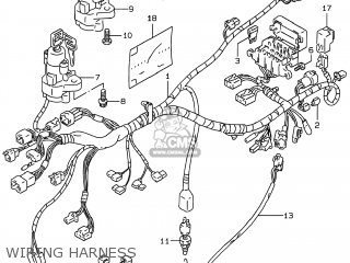 WIRING HARNESS - GSF600S BANDIT 1998 (W) USA (E03)