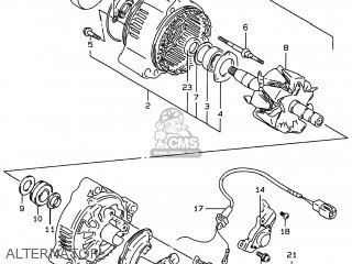 Suzuki GSF600S BANDIT 1999 (X) USA (E03) parts lists and schematics