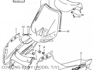 Suzuki GSF600S BANDIT 1999 (X) USA (E03) parts lists and schematics