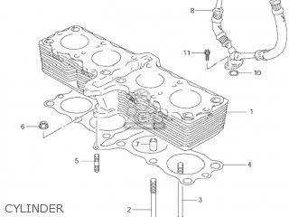 CYLINDER - GSF600S BANDIT 2000 (Y) USA (E03)