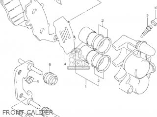 FRONT CALIPER - GSF600S BANDIT 2000 (Y) USA (E03)