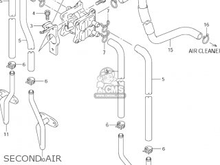SECOND AIR - GSF600S BANDIT 2000 (Y) USA (E03)